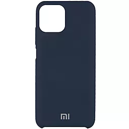 Чехол Epik Silicone Cover Full Protective (AAA) Xiaomi Mi 11 Lite Midnight blue