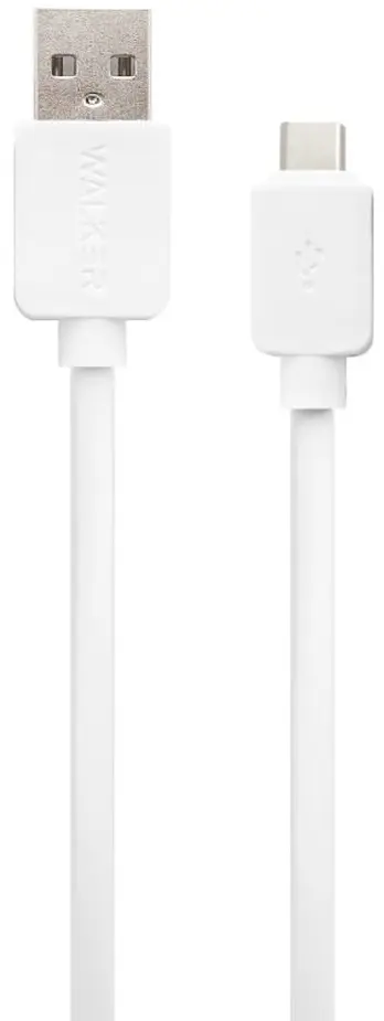 Кабель Walker 110 USB-A - Type-C 5w 1м cable White - фото 2