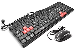 Комплект (клавиатура+мышка) Merlion СOMBO Red Zero Q20 USB (MER5882)