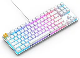 Клавиатура Glorious GMMK Tenkeyless White Ice Edition (GLO-GMMK-TKL-BRN-W) - фото Клавиатура Glorious GMMK Tenkeyless White Ice Edition (GLO-GMMK-TKL-BRN-W)