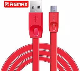 Кабель Remax Full Speed USB-A - micro USB 12w 2.4a 1м cable Red (RC-001m) - миниатюра 3 Кабель Remax Full Speed USB-A - micro USB 12w 2.4a 1м cable Red (RC-001m) - миниатюра 3