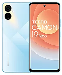 Смартфон Tecno Camon 19 Neo (CH6i) 6/128 GB Dual Sim Ice Mirror Blue (4895180783968) - фото Смартфон Tecno Camon 19 Neo (CH6i) 6/128 GB Dual Sim Ice Mirror Blue (4895180783968)