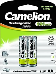 Аккумулятор Camelion AA (R6) 800mAh NiCd 2шт (NC-AA800BP2) - фото Аккумулятор Camelion AA (R6) 800mAh NiCd 2шт (NC-AA800BP2)
