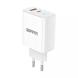 Сетевое зарядное устройство ArmorStandart AR35 PD/QC3.0 30w USB-C/USB-A ports home charger white (ARM69689)