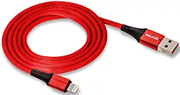 Кабель Walker C705 USB-A - Lightning 12w 3.1a 1м cable Red - фото Кабель Walker C705 USB-A - Lightning 12w 3.1a 1м cable Red