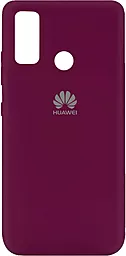 Чехол Epik Silicone Cover My Color Full Protective (A) Huawei P Smart 2020 Marsala