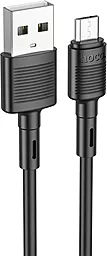 Кабель USB Hoco X83 Victory 2.4A micro USB Cable Black
