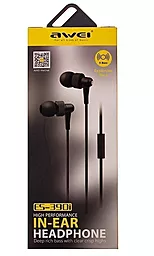 Наушники Awei ES-390i Black - миниатюра 2 Наушники Awei ES-390i Black - миниатюра 2