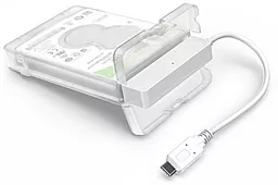 Кишеня для HDD Maiwo USB3.1 GEN1 TypeC + контейнер (K104G1 white) - фото Кишеня для HDD Maiwo USB3.1 GEN1 TypeC + контейнер (K104G1 white)