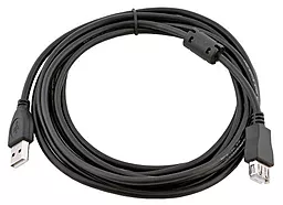 Кабель (шлейф) Patron USB 2.0 AM/AF 4.5м с ферритовым фильтром чёрный (CAB-PN-AMAF-45F) - фото Кабель (шлейф) Patron USB 2.0 AM/AF 4.5м с ферритовым фильтром чёрный (CAB-PN-AMAF-45F)