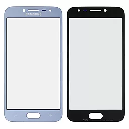 Корпусное стекло дисплея Samsung Galaxy J2 J250F 2018 Blue - фото Корпусное стекло дисплея Samsung Galaxy J2 J250F 2018 Blue