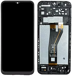 Дисплей Samsung Galaxy A14 5G A146B с тачскрином и рамкой, оригинал, Black