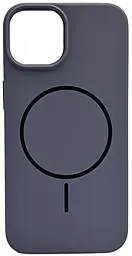 {"ru": "Чехол", "uk": "Чохол"} Silicone Case Full Fine Ring MagSafe для Apple iPhone 14  Lavender Grey