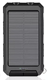 Повербанк MANGO IPX6 waterproof solar,12000mAh black - фото Повербанк MANGO IPX6 waterproof solar,12000mAh black