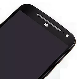 Дисплей Motorola Moto G 4G (XT1072) з тачскріном і рамкою, оригінал, Black - мініатюра 2