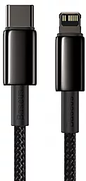 Кабель USB Baseus Tungsten Gold Fast Type-C - Lightning Cable 2м Black (CATLWJ-A01) - миниатюра 1