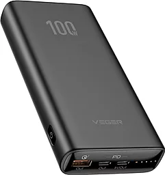 Повербанк Veger T100 20000 mAh 100W Black (W2032C-100) - фото Повербанк Veger T100 20000 mAh 100W Black (W2032C-100)