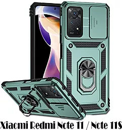 Чехол BeCover Military для Xiaomi Redmi Note 11, Redmi Note 11S Dark Green (707416)