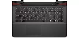 Клавиатура для ноутбука Lenovo Y50-70 Keyboard+Touchpad+передняя панель подсветка клавиш черная