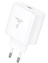 Сетевое зарядное устройство Foneng EU62 45w GaN PD/QC3.0 USB-C fast charger White (EU62-CH-W) - фото Сетевое зарядное устройство Foneng EU62 45w GaN PD/QC3.0 USB-C fast charger White (EU62-CH-W)