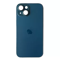 Чехол AG Glass with MagSafe для Apple iPhone 13 Navy blue