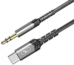 Аудио кабель SkyDolphin SR29 USB Type-C - mini Jack 3.5 мм M/M 1 м cable Black (AUX-000076) - фото Аудио кабель SkyDolphin SR29 USB Type-C - mini Jack 3.5 мм M/M 1 м cable Black (AUX-000076)