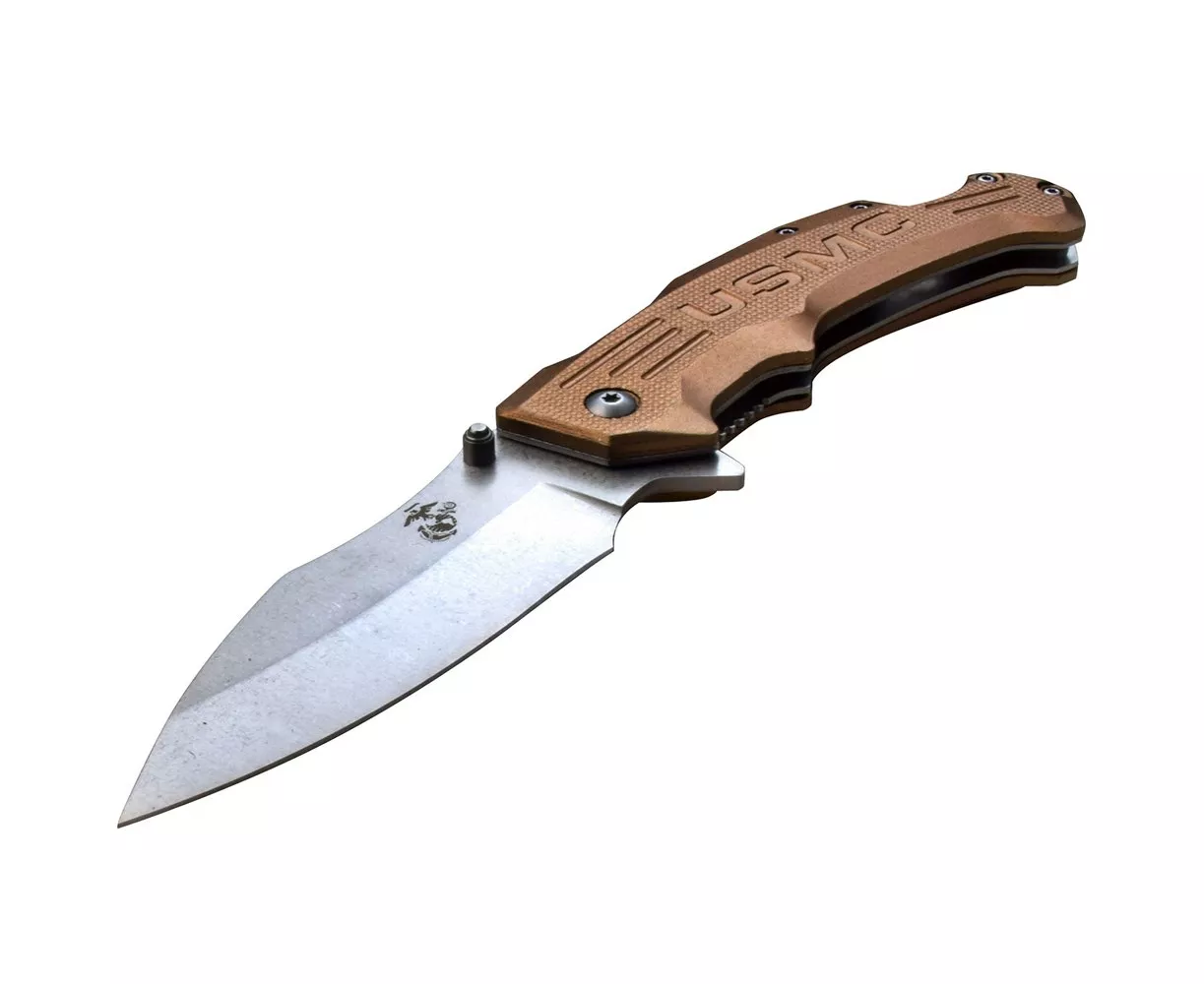 Нож USMC M-A1065TN Brown - фото 4