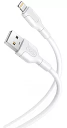 Кабель USB XO NB212 10.5w 2.1a Lightning cable White