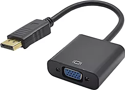 Відео перехідник (адаптер) STLab DisplayPort - VGA 1080p 60hz 0.18m black (U-997)