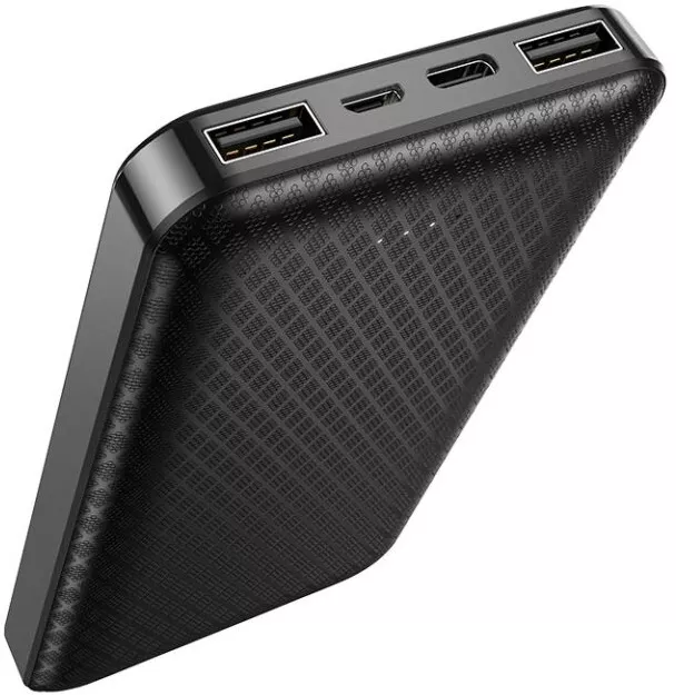Повербанк Borofone BJ3 Minimalist 10000mAh Black - фото 1