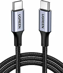 Кабель Ugreen US316 Aluminum Case Braided USB Type-C - Type-C 100w 5a 1м PD cable Black (70427) - фото Кабель Ugreen US316 Aluminum Case Braided USB Type-C - Type-C 100w 5a 1м PD cable Black (70427)