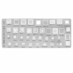 BGA трафарет (для реболлинга) (PRC) A482 MSM8996 MT6582 LC860C MSM8928 MSM8956 MSM8974 MT6737V MSM8939 MT6795 39 in 1 - фото BGA трафарет (для реболлинга) (PRC) A482 MSM8996 MT6582 LC860C MSM8928 MSM8956 MSM8974 MT6737V MSM8939 MT6795 39 in 1