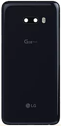 Задняя крышка корпуса LG G8X ThinQ G850UM со стеклом камеры Original New Aurora Black - фото Задняя крышка корпуса LG G8X ThinQ G850UM со стеклом камеры Original New Aurora Black