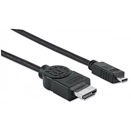 Видеокабель Manhattan HDMI A to HDMI D (micro), 2.0m (324427)