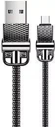 Кабель Joyroom JESS USB-A - micro USB 12w 2.4a 1м cable Dark Gray (S-M336) - фото Кабель Joyroom JESS USB-A - micro USB 12w 2.4a 1м cable Dark Gray (S-M336)