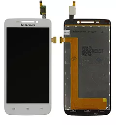 Дисплей Lenovo S650, S658 с тачскрином, White - фото Дисплей Lenovo S650, S658 с тачскрином, White