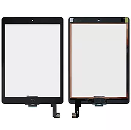 Сенсор (тачскрин) Apple iPad Air 2 (A1566, A1567, полный комплект с кнопкой Home) Black