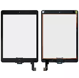 Сенсор (тачскрин) Apple iPad Air 2 (A1566, A1567, полный комплект с кнопкой Home) Black - фото Сенсор (тачскрин) Apple iPad Air 2 (A1566, A1567, полный комплект с кнопкой Home) Black