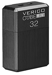 Флешка Verico USB 2.0 32Gb MiniCube (1MCOV-M7BK33-NN) Black - фото Флешка Verico USB 2.0 32Gb MiniCube (1MCOV-M7BK33-NN) Black