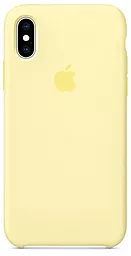 Чохол Silicone Case PB для Apple iPhone XS Max Mellow Yellow - фото Чохол Silicone Case PB для Apple iPhone XS Max Mellow Yellow