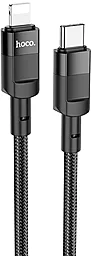 USB PD Кабель Hoco U106 USB Type-C - Lightning Cable Black