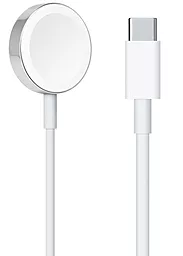 Зарядний кабель для розумного годинника Apple Watch USB Type-C Magnetic Charging Cable White