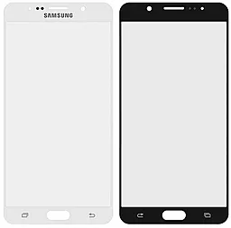 Корпусное стекло дисплея Samsung Galaxy Note 5 N920F White