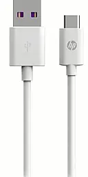 Кабель HP USB-A - Type-C 15w 3a 2м cable White (HP_DHC-TC100-2M) - фото Кабель HP USB-A - Type-C 15w 3a 2м cable White (HP_DHC-TC100-2M)