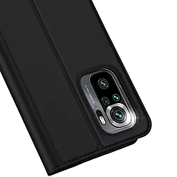 Чехол Dux Ducis с карманом визиток Xiaomi Redmi Note 10, Note 10s, Poco M5s, Note 10s Black - миниатюра 3