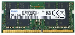 Оперативна пам'ять для ноутбука Samsung SODIMM DDR4 32GB 3200MHz (M471A4G43AB1-CWE)