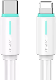 Кабель Usams SJ735 USB Type-C - Lightning 30w 3a 1м PD сable White - фото Кабель Usams SJ735 USB Type-C - Lightning 30w 3a 1м PD сable White