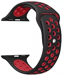 Ремешок Nike Silicon Sport Band for Apple Watch 42mm/44mm/45mm/49mm Black/Red