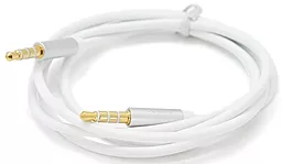 Аудіо кабель VEGGIEG AUW-3 AUX mini Jack 3.5 мм М/М Cable 3 м white (YT-AUXGJ-AUW-3) - мініатюра 2