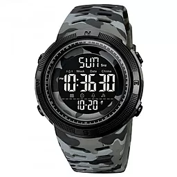 Часы наручные SKMEI 2070CMGYBK GRAY CAMO-BLACK - фото Часы наручные SKMEI 2070CMGYBK GRAY CAMO-BLACK